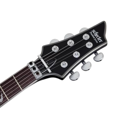 Schecter Damien Platinum-6 FR Satin Black + FREE GIG BAG - SBK NEW Guitar Floyd EMG Platinum Active image 5