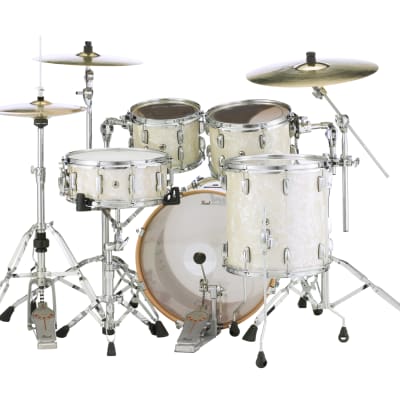 Pearl Session Studio Select Nicotine White Marine Pearl 20x14/10x7/12x8/14x14 Drums Shell Pack & GigBags Dealer image 9