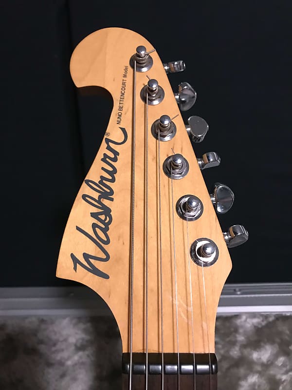 Washburn n1 mod リビルド品 Washburn Nuno Bettencourt N1 1995 BK MIK | Reverb