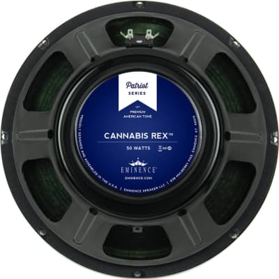 Eminence Cannabis Rex - 8 ohm 12" 50W Hemp Cone Guitar Speaker image 1