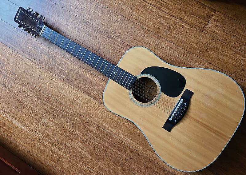 Vintage 1970s acoustic 12 string Orlando 337 guitar