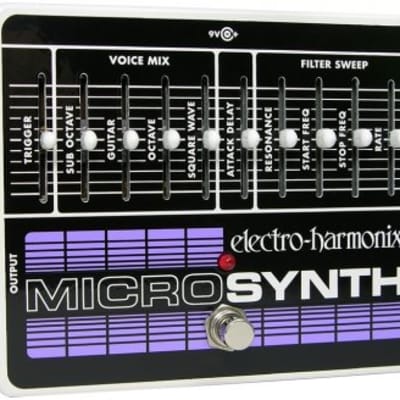 ELECTRO-HARMONIX MICROSYNTH ANALOG GUITAR SYNTHESIZER 9.6DC-200 PSU INCLUDED
