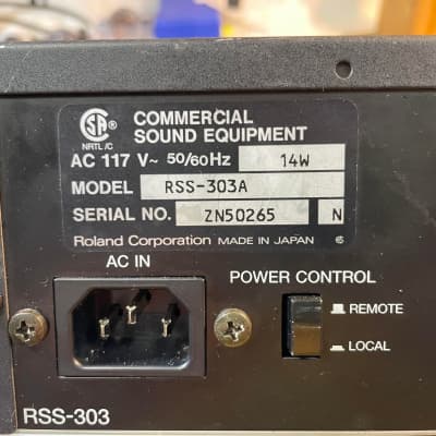 Roland RSS Ambience System Black- Great condition- RSS-303A - IEC included image 3