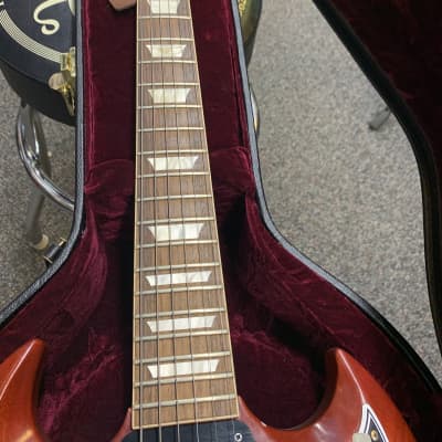 Gibson LP SG STD Maestro VOS Washed Cherry image 7