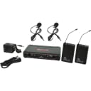 Galaxy Audio EDXR/38VV Lavalier Microphones Dual Channel UHF Wireless System D
