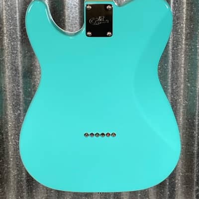 G&L USA 2023 Custom ASAT Classic Turquoise Guitar & Bag #1127 Used image 10