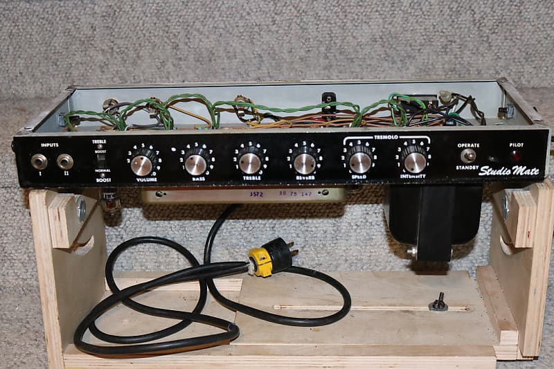Vintage 1974 Traynor Studio Mate Tube Amp Chassis Fully Reverb