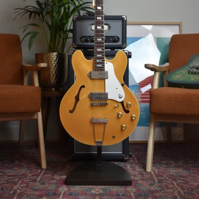 1982 Epiphone Casino Natural, Biege Label, Made in Japan Matsumoku Factory, MIJ image 9