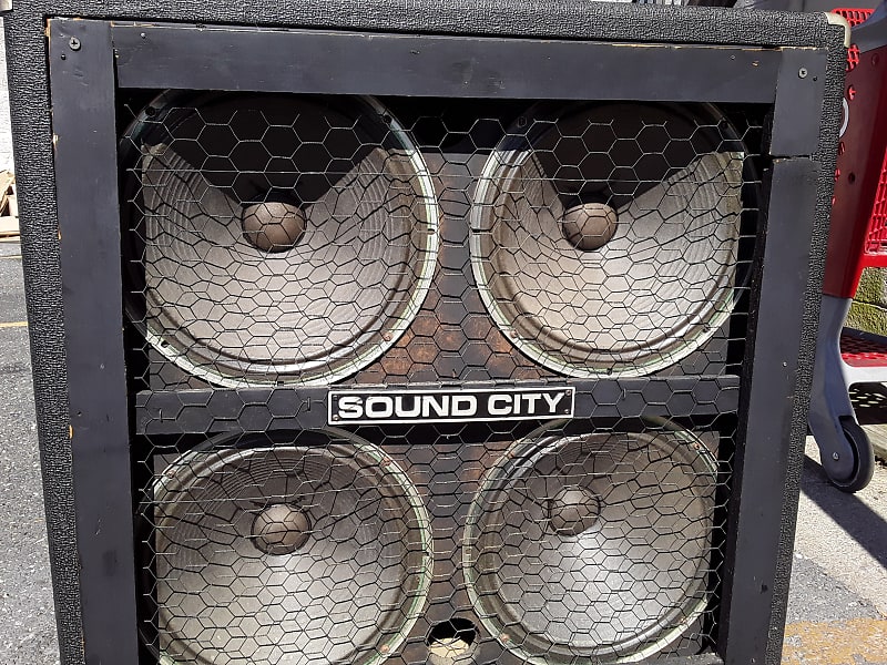 Sound City L412 Guitar Cabinet 1973 black image 1