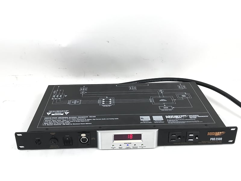 Monster Power PRO 2500 PowerCenter Rack Mountable Clean Power Reverb