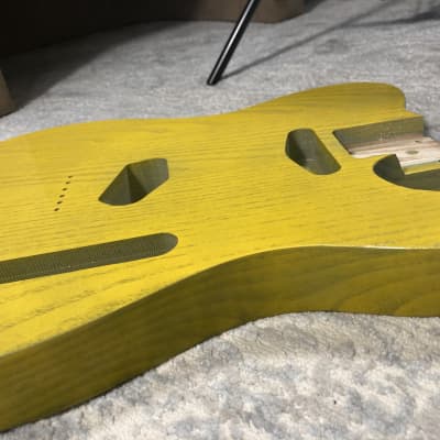 Warmtone Custom Guitar Body Telecaster “SpongeBob” Tele image 12