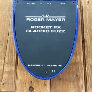 Roger Mayer Classic Rocket FX Fuzz Pedal. The Blue One