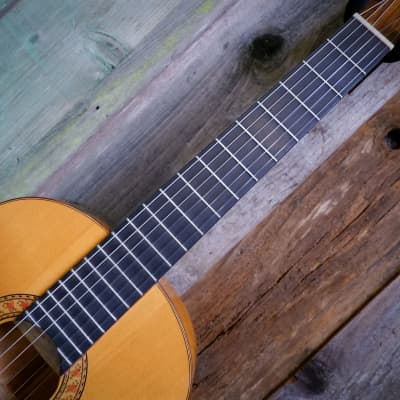 M. G. Contreras Flamenco Student Model 1980's-1990's - Natural with Hard Case & Wittner Mechanical Tuners image 14