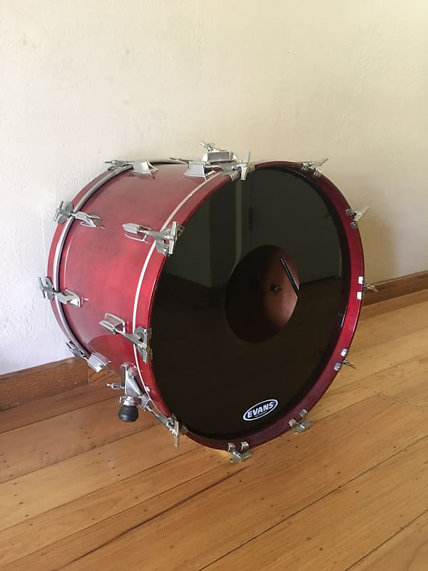 Tama Superstar 1986 22x16 Bass Drum Cherry Wine Reverb