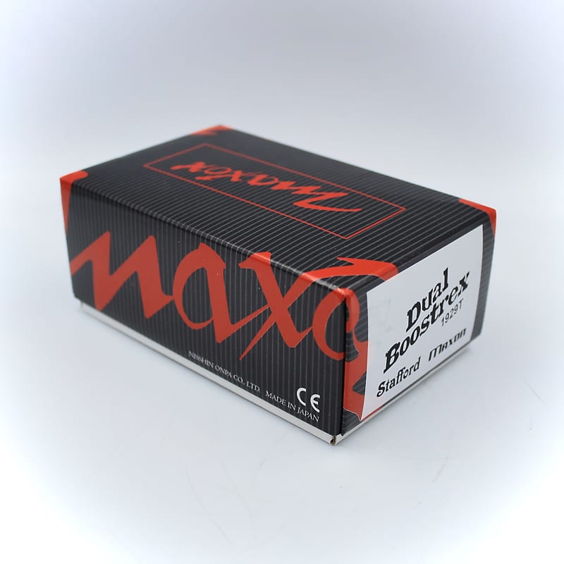 Maxon x Stafford 1929T Dual Boostrex Made in Japan With Original Box Effect  Pedal 127DBR078