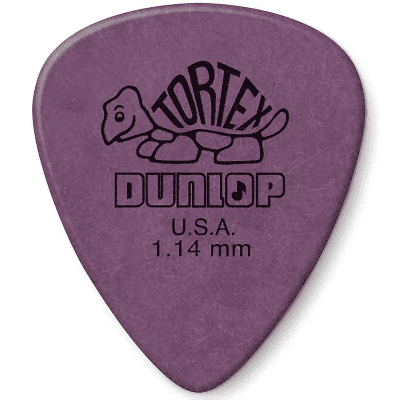 Dunlop 418R114 Tortex Standard 1.14mm Guitar Picks (72-Pack)