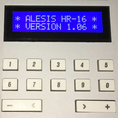 Alesis HR-16 HR-16B & MMT-8 LCD Display - Replacement Screen - BLUE