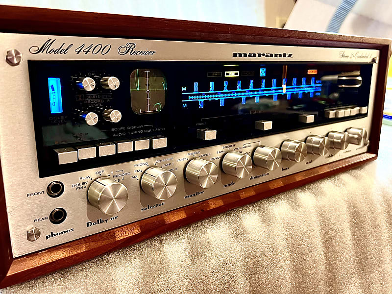 Vintage Marantz 4400 4 Channel Stereo Receiver Complete Restoration!!!  			