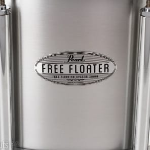 Pearl Free Floater Aluminum Snare Drum - 8 x 14-inch - Brushed image 8