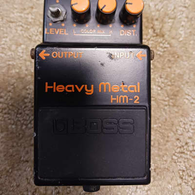 Boss HM-2 Heavy Metal Vintage 80's Black Label Made in Japan Pedal