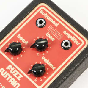1979 Top Gear Fuzz Sustain - Very Rare Top Gear of England Fuzz Pedal! image 5