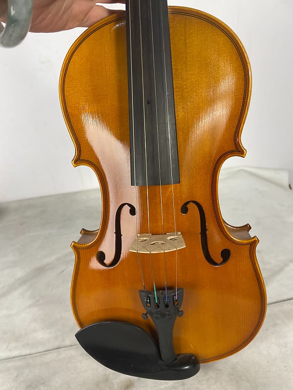 AAA Level Handmade Varnished Violin 4/4, Solid Spruce Wood, Maple Top image 1