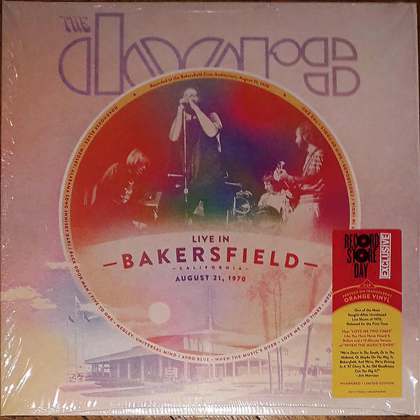 NEW The Doors – Live In Bakersfield, August 21, 1970-LP-RSD | Reverb