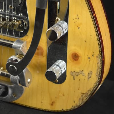 Fender Custom Shop CuNiFe Telecater Custom Relic Knotty Pine w/Rope Purfling image 3