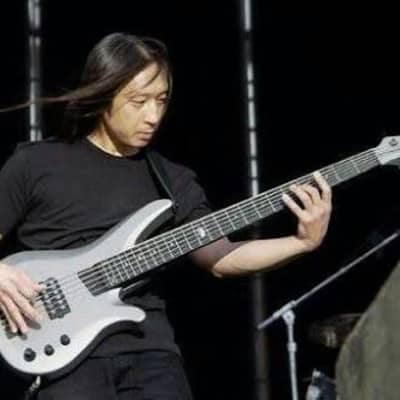 Gorgeous Yamaha RBX 6 JM2 John Myung (Dream Theater) Signature 6-string bass - Inca Silver w/ HSC image 7