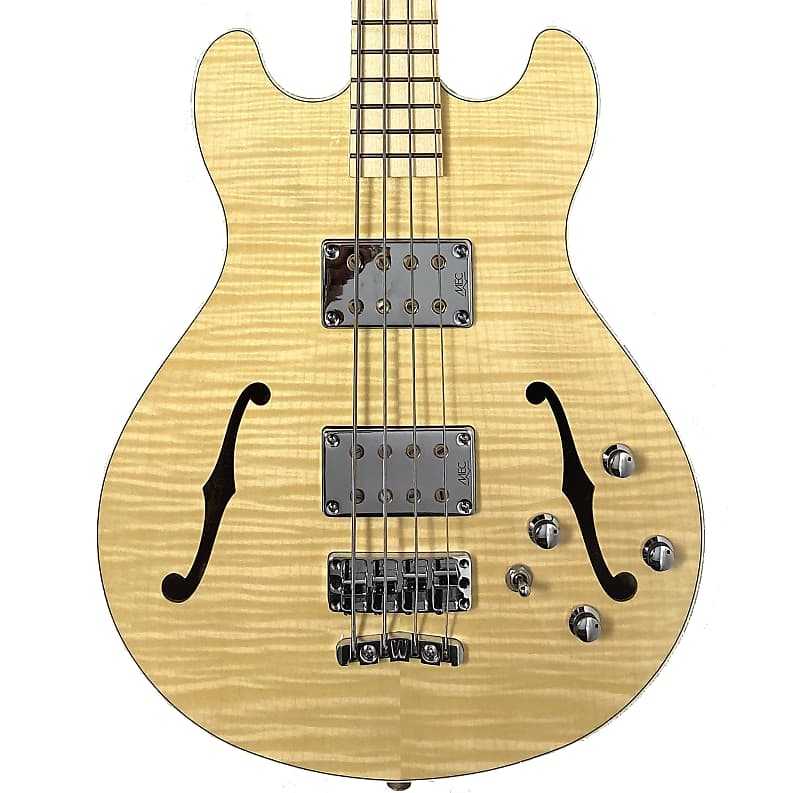 Warwick Star Bass II -Custom-Shop, Masterbuild Semi-Hollow Body Electric Bass Guitar image 1