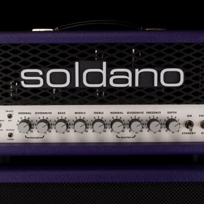 Soldano SLO-30 Custom Super Lead Overdrive 30-Watt Purple Guitar Amp Head image 1
