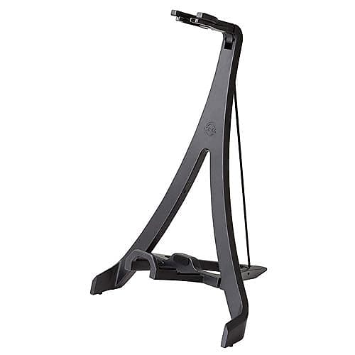 K&M 17650 Folding Guitar Stand Carlos, Black Reverb
