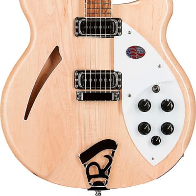 Rickenbacker Model 360 Semi-Acoustic Electric Guitar, MapleGlo image 2