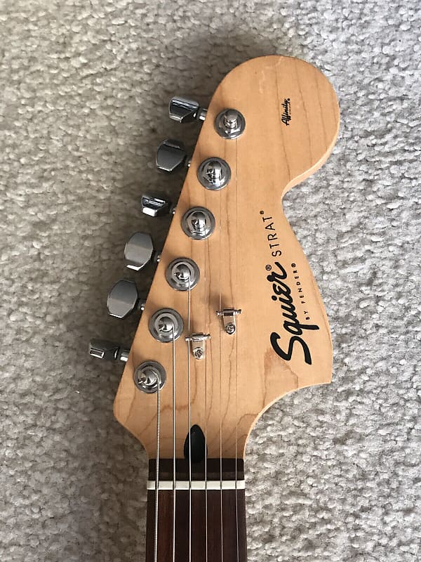 Squier 20th Anniversary Stratocaster 2002 Black / Mint Green | Reverb