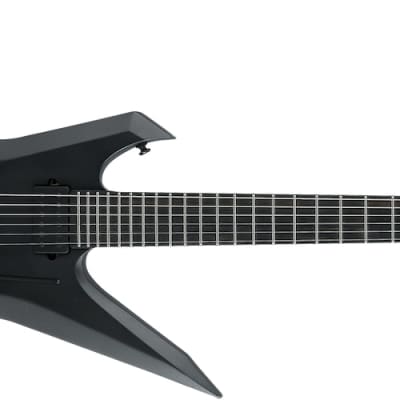 Ibanez Xiphos Iron Label Electric Guitar w/Bag - Black Flat image 7