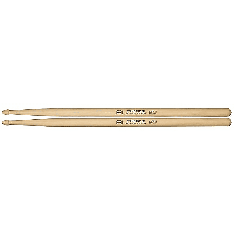 Meinl SB102 Standard 5B Wood Tip Drum Sticks image 1
