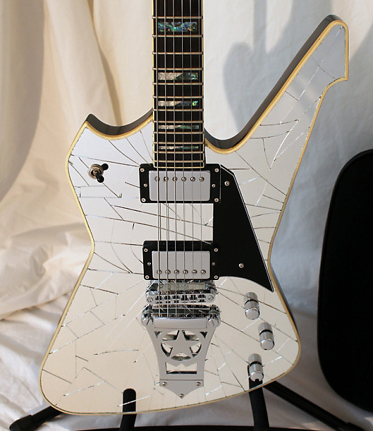 Washburn PS1800 Paul Stanley Cracked Mirror Unplayed | Reverb