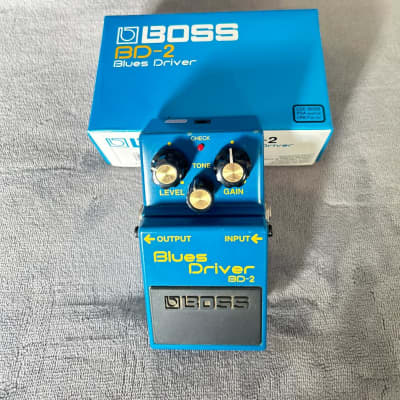 Boss BD-2 Blues Driver w/ Keeley Freak Fuzz Mod Blue | Reverb