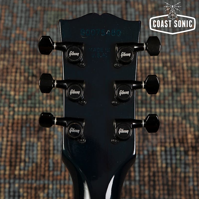 1995 Gibson Les Paul Studio Lite Sapphire Blue Transparent w