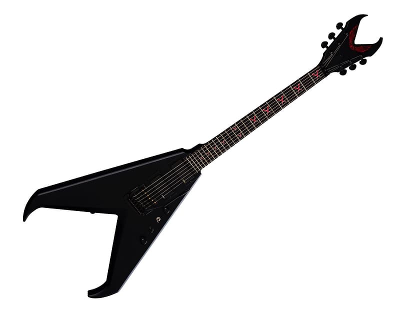 Dean Kerry King Signature V Electric Guitar - Black Satin w/Case - Used image 1