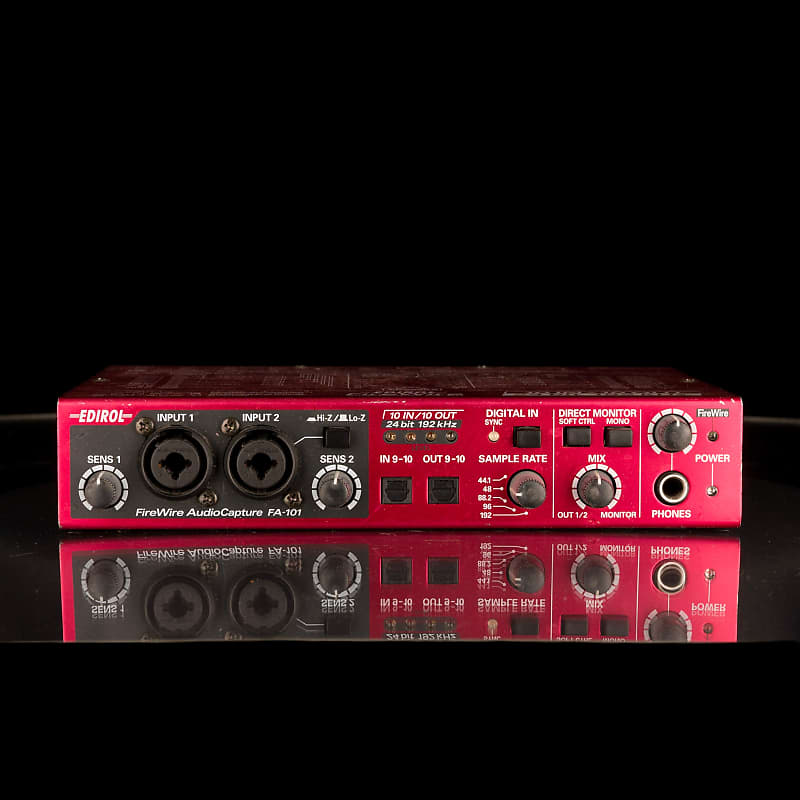 Used Roland Edirol FA-101 Audio Interface - 24-bit - 192 kHz