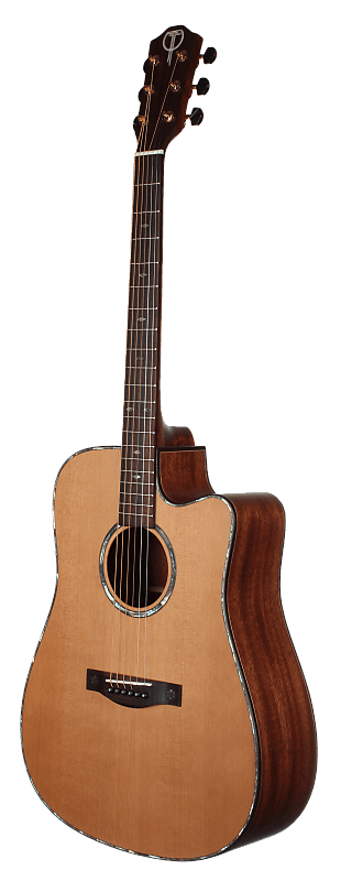 Teton STS205CENT 205 Series Dreadnought All Solid Mahogany 6-String Acoustic-Electric Guitar image 1