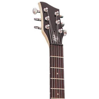Hofner Shorty Travel Electric Guitar w/Bag - Metallic Dark Green Finish image 6