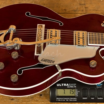 Gretsch G6119T-ET Players Edition Tennessee Rose Electrotone Hollow Body | Dark Cherry Stain image 9