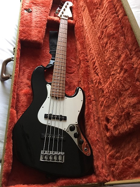 Fender 50th Anniversary Limited Edition Jazz Bass V Black 1996 imagen 1