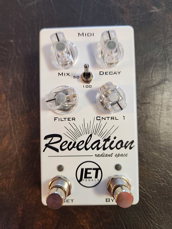 Jet Pedals Revelation Ambiant Reverb 2023 White Reverb
