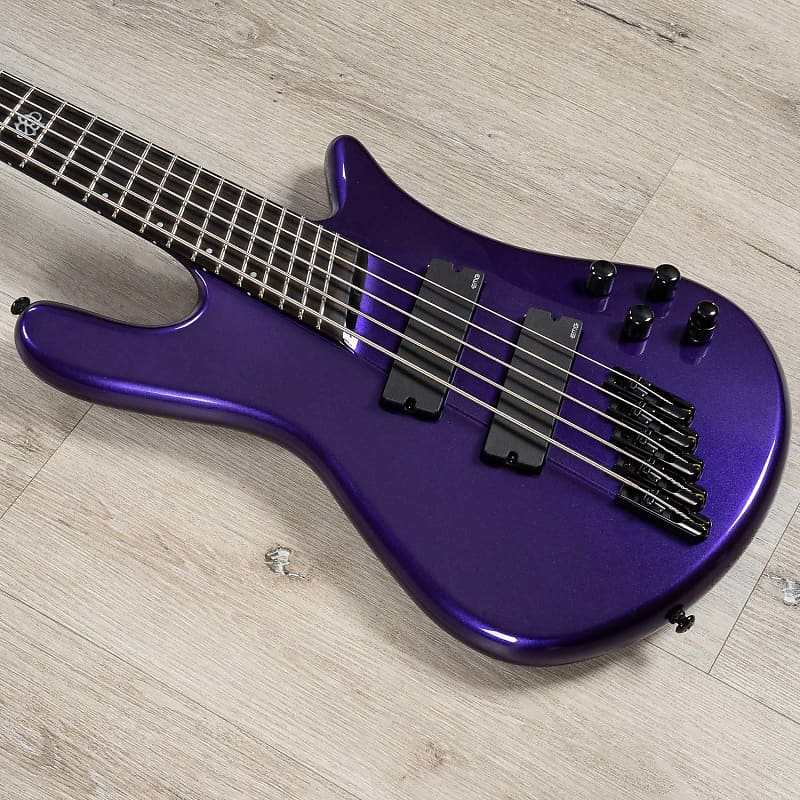 Mint Spector NS Dimension 5 HP Multi-Scale 5-String Bass, Ebony Fretboard, EMG 45DC, Plum Crazy Gloss image 1