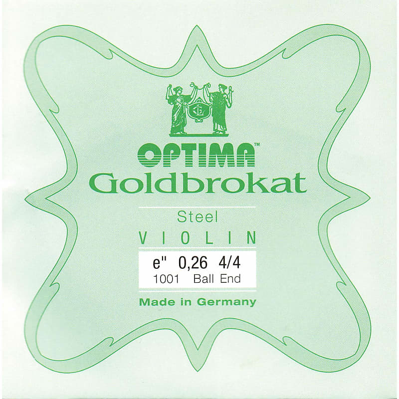 Lenzner Lenzner Goldbrokat 4/4 Violin E String Steel Reverb