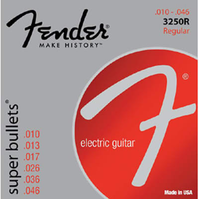 Fender Super Bullets Regular Electric Guitar Strings 10-46 image 1
