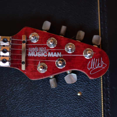 Music Man Eddie Van Halen (EVH) Signature Model 1993 Red Quilted Maple image 5